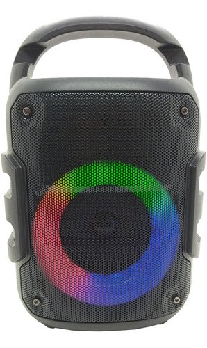 Caixa De Som 10w Portátil Rockbox Led Bluetooth  Al 3077