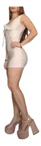Comprar Vestido Blanco Escote V Corto Ajustado Noche Fiesta