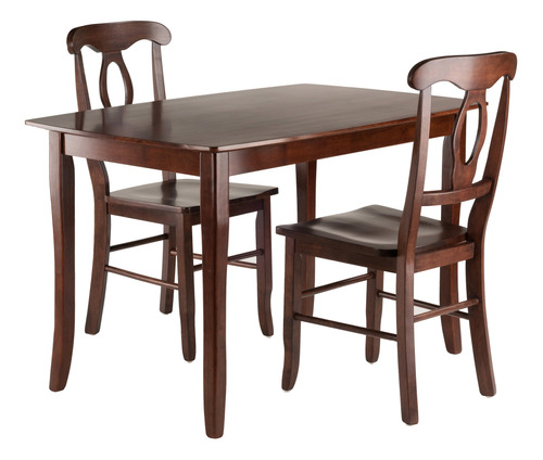 Winsome Wood Inglewood - Juego De Mesa De 3 Piezas Con 2 Or.