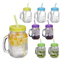 Comprar Vasos Con Pitillo Jarras Cerveceras En Vidrio 15 Onz Pack X4