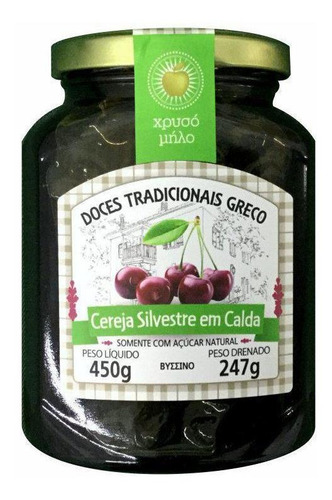 Doce Vissino Cereja Silvestre Em Calda 247g