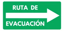 Comprar Letreros Ruta De Evacuacion 20 Pack Señalamientos Izq Y Der
