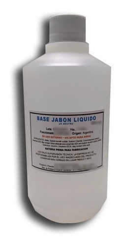 Jabon Corporal Liquido Transparente 20 Litros Uso Cosmetico