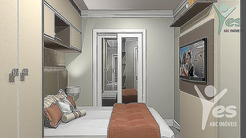 Imagem 12 de 20 de Ref.: 5076 - Apartamento Sem Condomínio, 02 Dormitórios E 01 Vaga No Bairro Campestre, Santo André - Sp - 5076