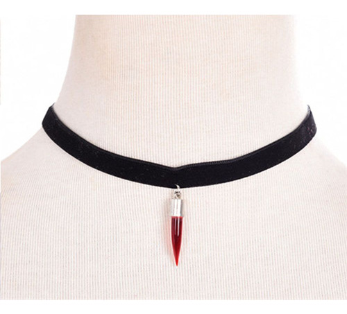 Collar De Botellas De Vidrio Con Colgante Vampire Diaries Pa