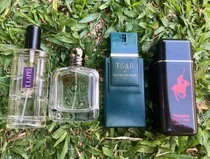 Comprar Lote De 4 Frascos Vacios De Perfumes Importados De Hombre.