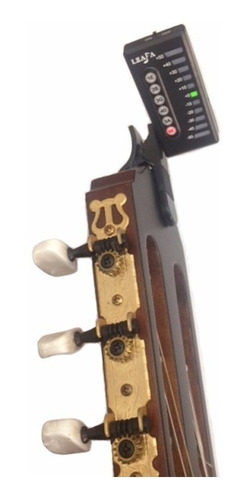 Afinador Cromático Leafa Clip Tuner Guitarra Baixo Violão