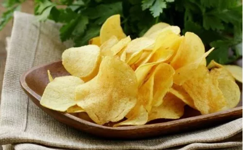 2,7kg Batata Frita Chips Lisa Para Revenda Sem Sal Na Caixa