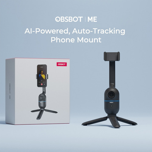 Imagen 8 de 10 de Soporte Para Celular Obsbot Me Ia Seguimiento Automatico