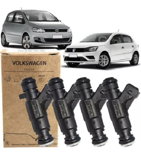 4 Bico Injetor 1.6 Flex Gol 2014 2015 2016 Bosch 0280156403