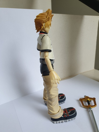 Kingdom Hearts Ii Roxas Play Arts Figure Original Completo (Usado)