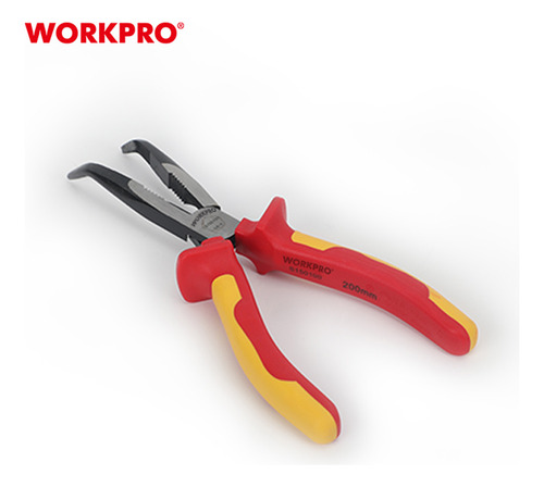 Alicate Punta Doblado Aislado 8 Workpro
