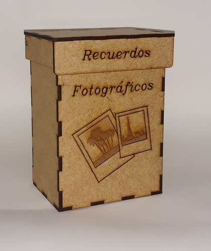 Caja Mdf Para Fotografías  - Personalizable