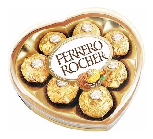 Imagen 1 de 1 de Ferrero Corazon X8 Chocolates - Kg A $265