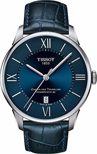 Tissot Powermatic Turret Trail 80 Inoxidable Azul Cuero 42mm