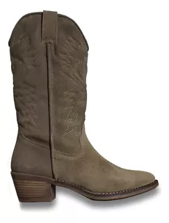 Botas Vaqueras Steve Madden Mujer Hayward Piel Nobuck