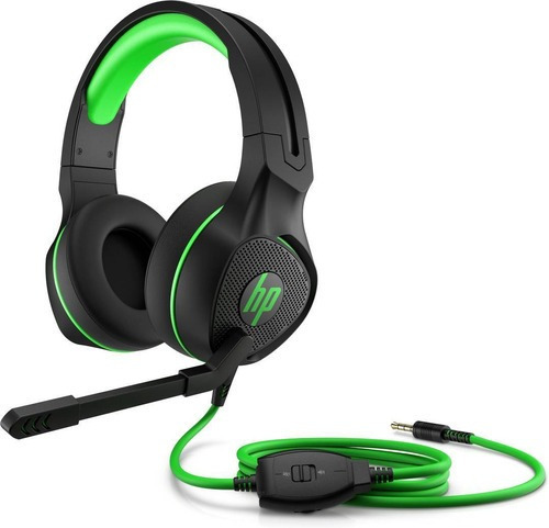Audifonos Hp Gamers Pavilion Gaming Headset 400 Color Negro Color de la luz Verde
