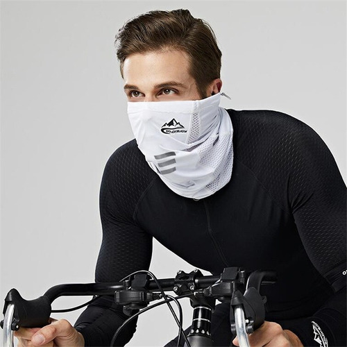 Máscara De Protección Solar De Seda Helada For Ciclismo De
