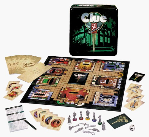 Clue Ed. Deluxe Aniv. 50 Metalizada