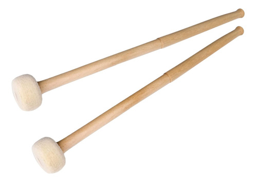 2 Piezas Timbal Stick 14 Pulgadas Arce Tuning Tambor Martill