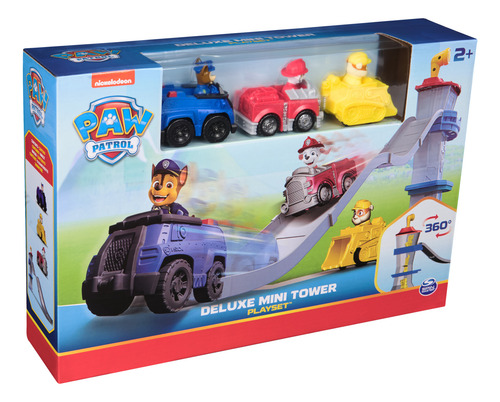 Mini Torre Apilable Con 3 Autos Paw Patrol