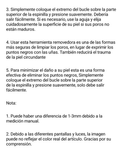 Removedor Extractor Puntos Negros Limpiador Facial Kit 8pzs