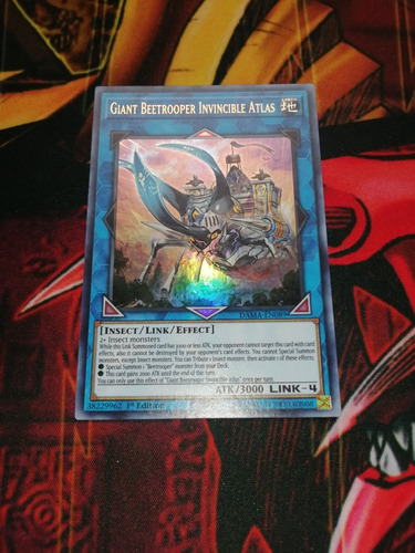 Giant Beetrooper Invincible Atlas Yu-gi-oh! Original Konami