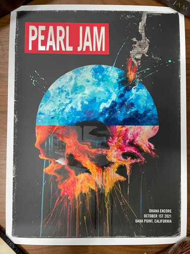 Póster Pearl Jam - Ohana 2021 California | Meggs