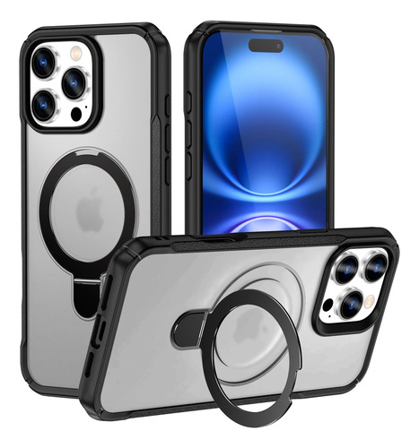 Funda Magnética Anillo Soporte Uso Rudo Para iPhone 12/13/14
