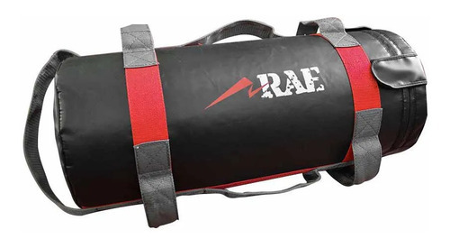 Bolsa de pesas Rae Fitness de piel reforzada de 30 kg, color negro