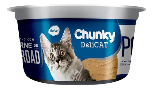 Chunky Delicat Pollo Lata 156gr