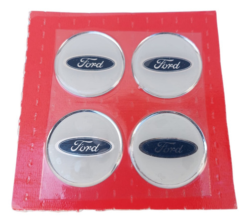 Ford  - Logos Para Llantas 49 Mm Resina 3d 49mm