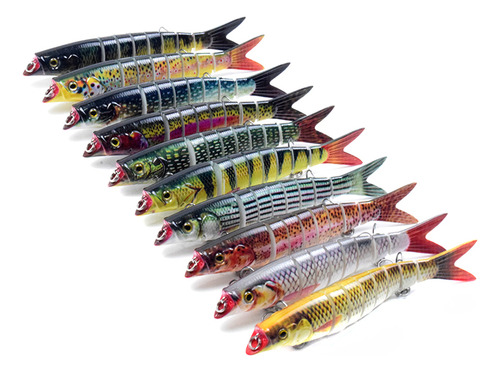 Cebo Duro Con Múltiples Articulaciones, 5.5 Pulgadas/0.76 Oz