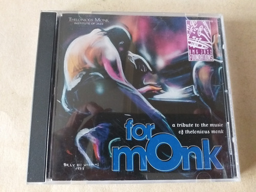 Cd   For Monk  Tribute  Thelonious Monk   Institute Of Jazz
