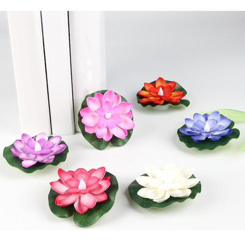 2 Lámpara De Flor De Jardín Realista Que Cambia De Color