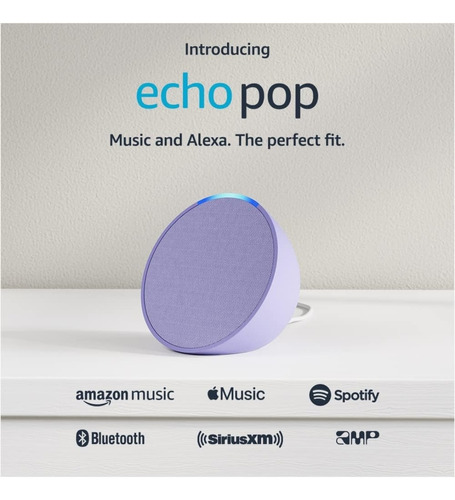 Echo Pop, Parlante Inteligente, Sonido Definido Con Alexa