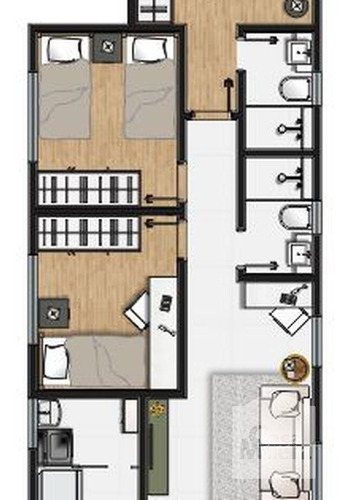 Imagem 3 de 5 de Apartamento À Venda No Sagrada Família - Código 273318 - 273318