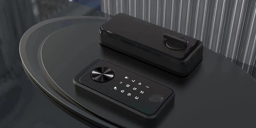 Fechadura Biométrica Beluni Black Pivotante 437 Smart Ttlock