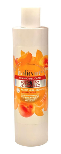 Champú Italicare Ácido Hialurónico + Albaricoque 300ml