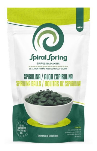 Alga Spirulina Máxima Orgánica Vegan Kosher 500 Tabs