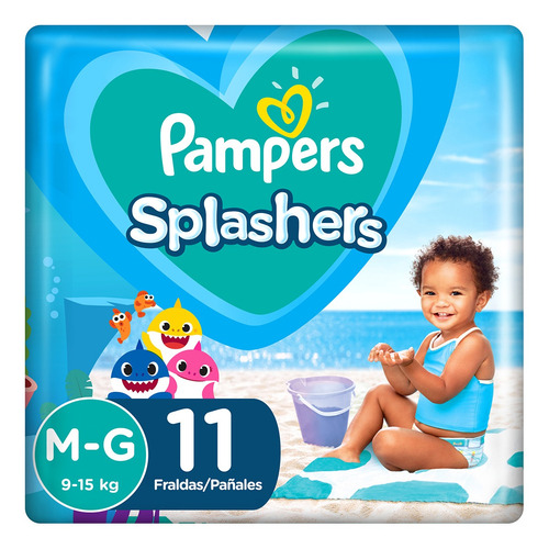 Pañal Pampers Splashers G X11ud