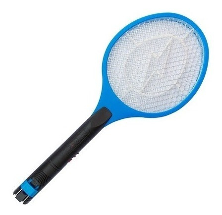 2un Raquete Elétrica Recarregável Mata Mosquito Mosca Bivolt