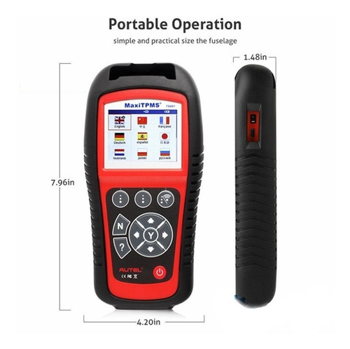 Imagen 4 de 10 de Autel Maxitpms Ts601 Tpms Programacion Directa Sensor