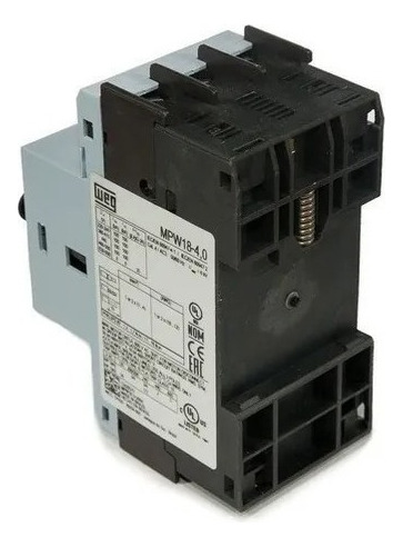 Disjuntor Motor Tripolar Weg 2,5 A 4 Amp Mpw18-3-u004