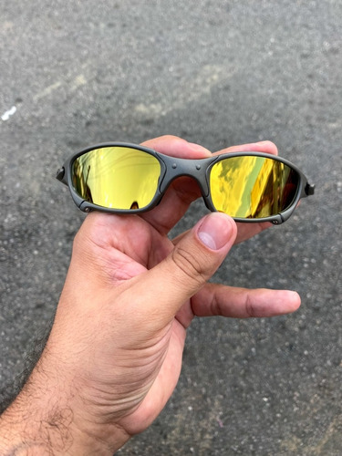 Anteojos Gafas Lentes De Sol Oakley Juliet / Modelo Brasil Deportivos Amarillo Gris Gris