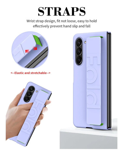 Funda De Silicona Para Samsung Galaxy Z Fold 6, Funda Con Fu