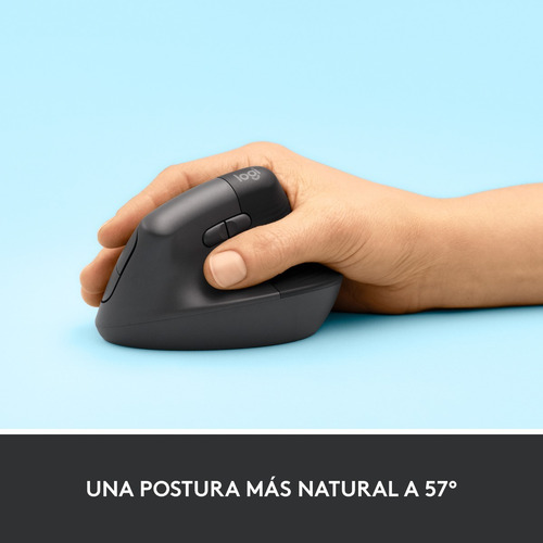 Mouse Bluetooth Ergonomico Logitech Mx Vertical Lift Grafito
