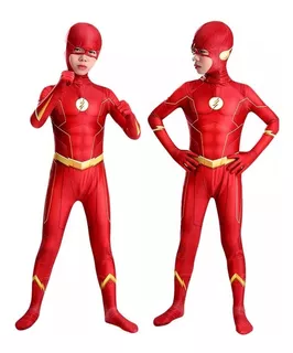 Disfraz Flash Niño Importado Regalo Cumpleaños Halloween