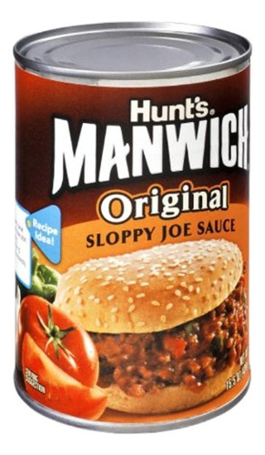 Hunt's Manwich Sloppy Joe Sauce, Original, 15 Onzas (paquete