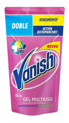 Quitamanchas Líquido Vanish Multiusos Ropa De Color 500 Ml